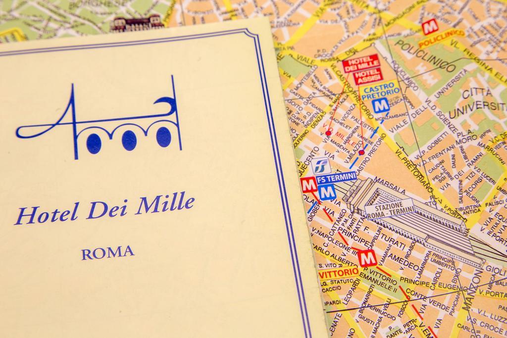 Hotel Dei Mille Řím Exteriér fotografie